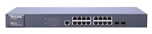 TP-Link TL-SG3216 | Switch | 16x RJ45 1000Mb / s, 2x SFP, Rack, gestito Ilość portów LAN16x [10/100/1000M (RJ45)]
