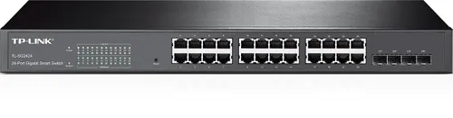 TP-Link TL-SG2424 | Switch | 24x RJ45 1000Mb/s, 4x SFP, Rack, Managed Ilość portów LAN24x [10/100/1000M (RJ45)]
