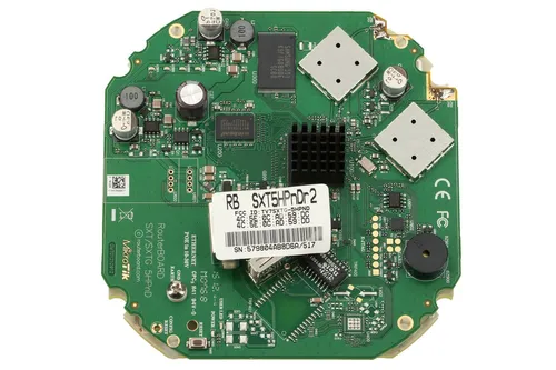 MikroTik SXT 5 | Klientské zařízení | RBSXT5HPnDR2, 5GHz, 1x RJ45 100Mb/s, 1x USB Standard sieci LANFast Ethernet 10/100Mb/s