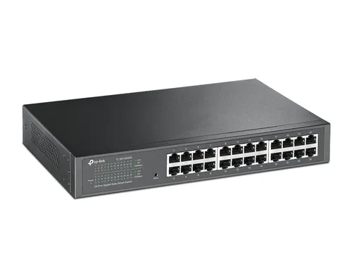 TP-Link TL-SG1024DE | Switch | 24x RJ45 1000Mb/s, Rack/Desktop, Zarządzalny Standard sieci LANGigabit Ethernet 10/100/1000 Mb/s