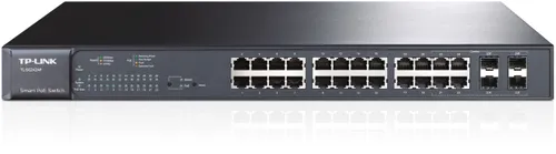 TP-Link TL-SG2424P | Switch | 24x RJ45 1000Mb/s, 4x SFP, Rack, Řízený Ilość portów LAN24x [10/100/1000M (RJ45)]
