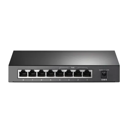 TP-Link TL-SF1008P | Switch | 8x RJ45 100Mb/s, 4x PoE Standard sieci LANFast Ethernet 10/100Mb/s