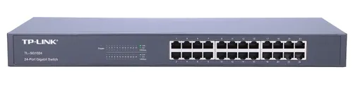 TP-Link TL-SG1024 | Switch | 24x RJ45 1000Mb/s, Rack, Unmanaged Ilość portów LAN24x [10/100/1000M (RJ45)]
