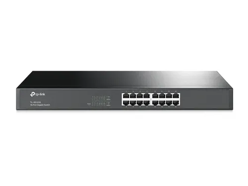 TP-Link TL-SG1016 | Switch | 16x RJ45 1000Mb/s, Rack, Unmanaged Ilość portów LAN16x [10/100/1000M (RJ45)]
