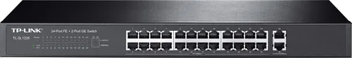 TP-Link TL-SL1226 | Schalter | 24x RJ45 100Mb/s, 2x RJ45 1000Mb/s, Rack, unverwaltet Ilość portów LAN24x [10/100M (RJ45)]

