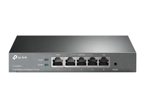 TP-Link TL-R470T+ | Router | 5x RJ45 100 Mb/s, banda larga con bilanciamento del carico CertyfikatyCE, FCC, RoHS