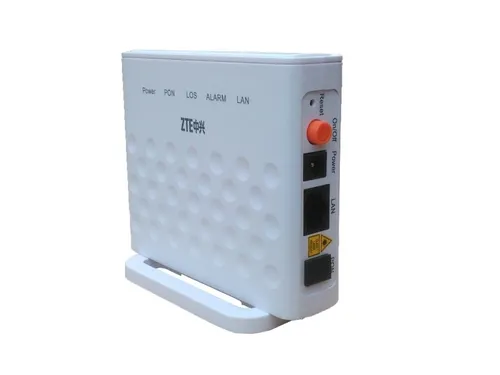 ZXA10 F601 UNICOM | ONT | 1x GPON, 1x RJ45 1000Mb/s Ilość portów LAN1x [10/100/1000M (RJ45)]
