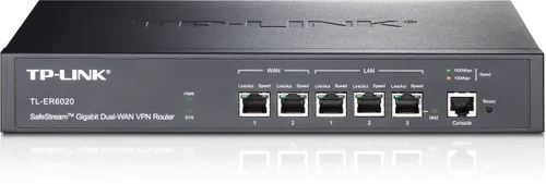 TP-Link TL-ER6020 | Роутер | 5x RJ45 1000Mb/s, VPN SafeStream Ilość portów LAN3x [10/100/1000M (RJ45)]
