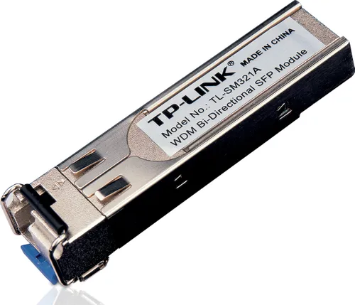 TP-Link TL-SM321A | SFP módulo | 1,25Gb/s, LC/UPC, 10km, 1550/1310nm, modo unico  Dystans transmisji4-20km