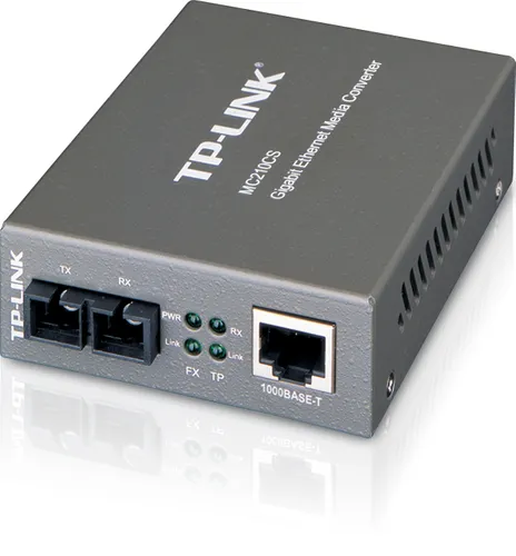 TP-Link MC210CS | Convertidor de medios | 1x SC/UPC, 1x RJ45 1000Mb/s, 1310nm, Single modo
