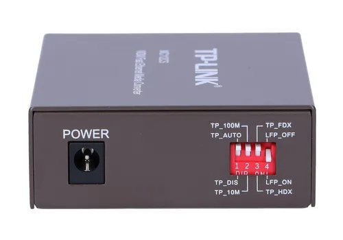 TP-Link MC112CS | Media converter | 1x SC/UPC, 1x RJ45 100Mb/s, 1310/1550nm, Single mode Rodzaj złącza światłowodowegoSC