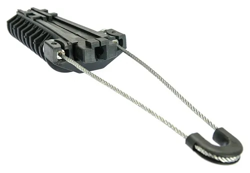 Extralink PA70-2000 | Anchoring clamp | for fiber optic cables Kolor produktuCzarny