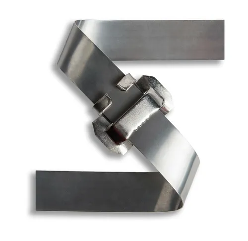 Extralink 0,7mm | Nastro in acciaio inossidabile | per montaggio su pali di alimentazione, 20 mm x 0,7 mm, 50 m MateriałyStal