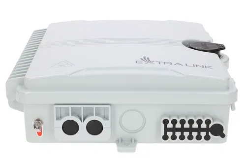 Extralink Doris | Fiber optic distribution box | 12 core Liczba obsługiwanych włókien (maks.)12