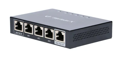 Ubiquiti ER-X | Router | EdgeMAX EdgeRouter, 5x RJ45 1000Mb/s, 1x PoE Durchleitung Dual-bandNie
