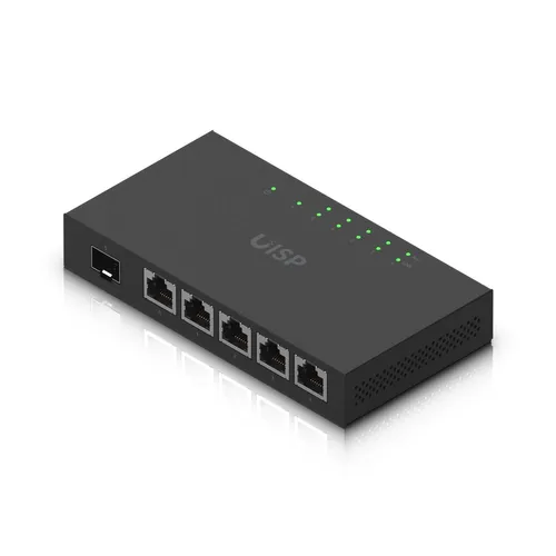 Ubiquiti ER-X-SFP | Router | EdgeMAX EdgeRouter, 5x RJ45 1000Mb/s PoE, 1x SFP DSL WANNie