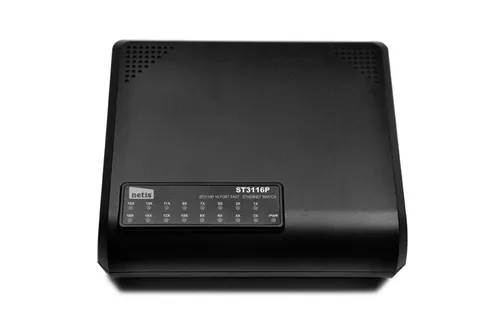 Netis ST3116P | Switch | 16x RJ45 100Mb/s Standard sieci LANFast Ethernet 10/100Mb/s