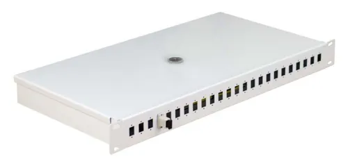 Mantar PS 19" 1U SC 24 Simplex | Fiber optic patchpanel | depth 210 mm Max. liczba spawów24 Core