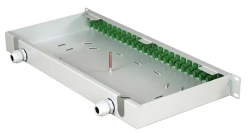 MANTAR FIBER OPTIC PATCHPANEL PS 19'' 1U SC 24 DUPLEX KolorSzary
