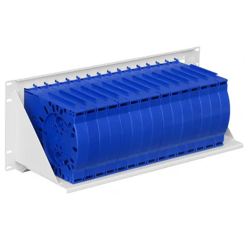 Mantar PS 19 "4U Simplex Slide | Caixa de distribuiçao de fibra óptica | extensível, 255 mm de profundidade KolorSzary
