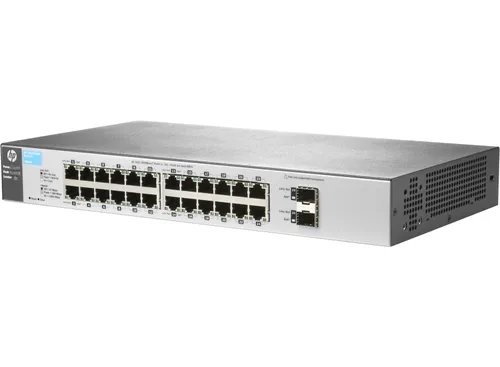 HP 1810-24G V2 | Schalter | 24x RJ45 1000Mbps, 2x SFP (J9803A) Ilość portów LAN24x [10/100/1000M (RJ45)]

