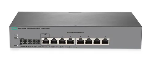 HPE OFFICE CONNECT 1820 8G SWITCH Ilość portów LAN8x [10/100/1000M (RJ45)]
