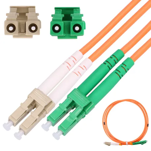 Extralink LC/UPC-LC/APC | Patchcord | Wielomodowy, OM2, Duplex, 3mm, 2m Standard włóknaOM2