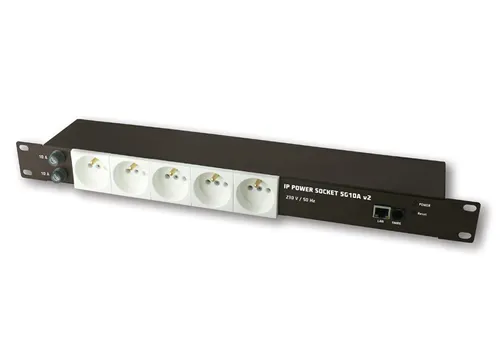 Tinycontrol 5G10A V2 | Power strip | IP, Rack 19'', 5x AC 230V socket 0