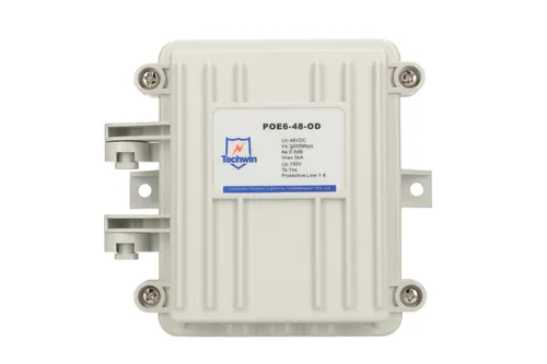 POE6-48-OD | PoE Surge Protector | 1000Mbps 1