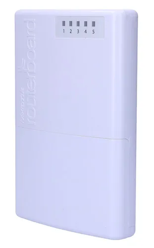 MikroTik PowerBox | Router | RB750P-PBr2, 5x RJ45 100Mb/s, zewnętrzny, wodoodporny Ilość portów LAN5x [10/100M (RJ45)]
