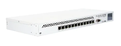 MikroTik CCR1016-12G | Router | 12x RJ45 1000Mb/s, 1x USB Dodatkowe złącza / interfejsyRS232
