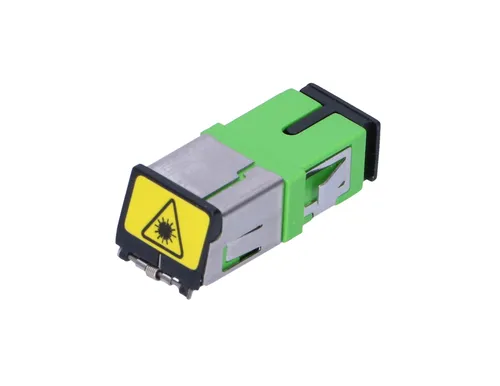 Extralink SC/APC | Adattatore | Monomodale, Simplex, cappuccio in metallo senza orecchio, verde Typ adapteraSimplex