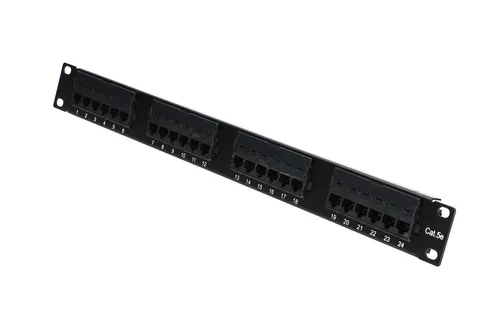 Extralink CAT5E UTP | Patchpanel | 24 port Izolacja kablaU/UTP (UTP)