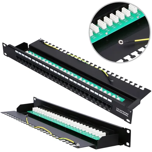 Extralink Voice | Patchpanel | 25 portas Patchpanel - ilość portów25