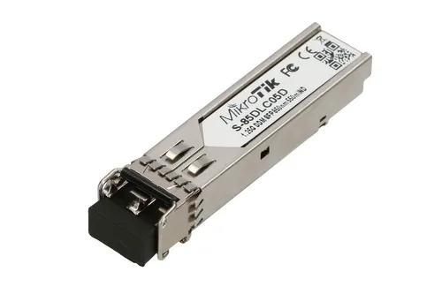 MikroTik S-85DLC05D | Módulo SFP | 1,25Gb/s, LC/UPC, 850nm, 550m, Multi modo