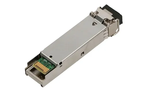 MikroTik S-85DLC05D | Módulo SFP | 1,25Gb/s, LC/UPC, 850nm, 550m, Multi modo Moduł SFP - prędkość portu1,25 Gbps