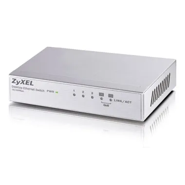 Zyxel ES-105A V3 | Switch | 5x RJ45 100Mb/s Ilość portów LAN5x [10/100M (RJ45)]

