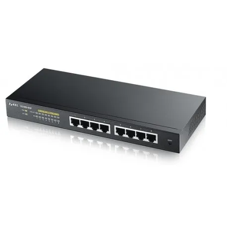 Zyxel GS1900-8HP | Switch | 8x RJ45 1000Mb/s PoE, zarządzalny Ilość portów LAN8x [10/100/1000M (RJ45)]
