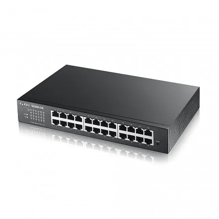 Zyxel GS1900-24E | Switch | 24x RJ45 1000Mb/s, Řízený Ilość portów LAN24x [10/100/1000M (RJ45)]
