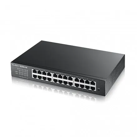 Zyxel GS1900-24E | Switch | 24x RJ45 1000Mb/s, gerenciado  Ilość portów LAN24x [10/100/1000M (RJ45)]
