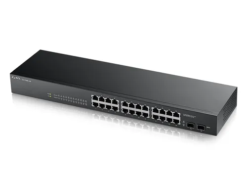 Zyxel GS1900-24 | Switch | 24x RJ45 1000Mb/s, 2x SFP, Řízený Ilość portów LAN24x [10/100/1000M (RJ45)]
