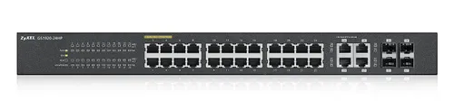 Zyxel GS1920-24HP | Switch | 24x RJ45 1000Mb/s PoE, 4x Combo RJ45/SFP, gerenciado Ilość portów LAN4x [1G Combo (RJ45/SFP)]
