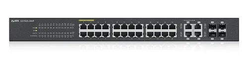 Zyxel GS1920-24HP | Switch | 24x RJ45 1000Mb/s PoE, 4x Combo RJ45/SFP, gerenciado Ilość portów LAN4x [1G Combo (RJ45/SFP)]
