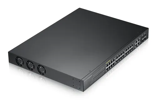 Zyxel GS1920-24HP | Switch | 24x RJ45 1000Mb/s PoE, 4x Combo RJ45/SFP, gerenciado Ilość portów PoE24x [802.3af/at (1G)]
