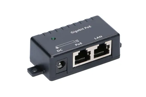 Extralink 1 Port | Gigabit PoE Injector | 1x 1000Mb/s RJ45
 Automatyczne MDI/MDI-XTak