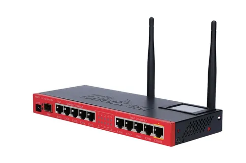 MikroTik 2011UiAS-2HnD | WiFi Router | 2,4GHz, 5x RJ45 100Mb/s, 5x RJ45 1000Mb/s, 1x USB Diody LEDStatus