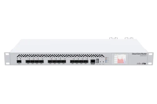 MikroTik CCR1016-12S-1S+ | Маршрутизатор | 12x SFP, 1x SFP+, 1x USB Ilość portów LAN12x [1G (SFP)]
