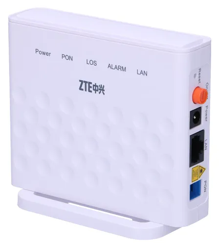 ZTE F401 | ONT | 1x EPON, 1x RJ45 1000Mb/s Ilość portów LAN1x [10/100/1000M (RJ45)]
