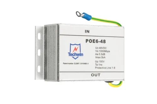 POE6-48 | PoE Protector de sobretensión| 1000Mbps 1