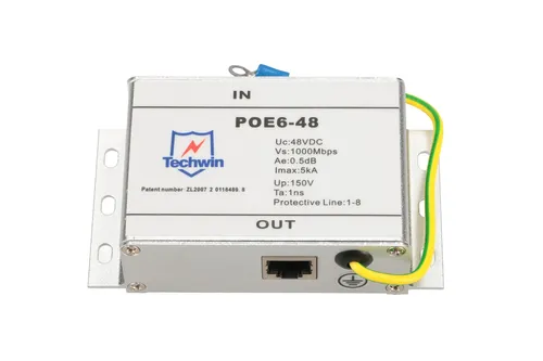 POE6-48 | PoE Protector de sobretensión| 1000Mbps 2